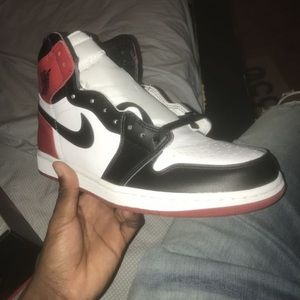 Jordan black toes 1s I accept checks etc